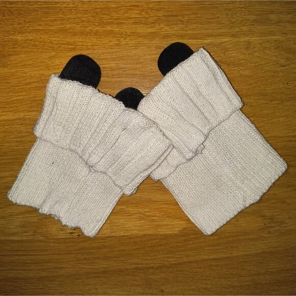 Five Below Panda Bear Animal Boot Sock Cuffs One Size - Picture 4 of 5